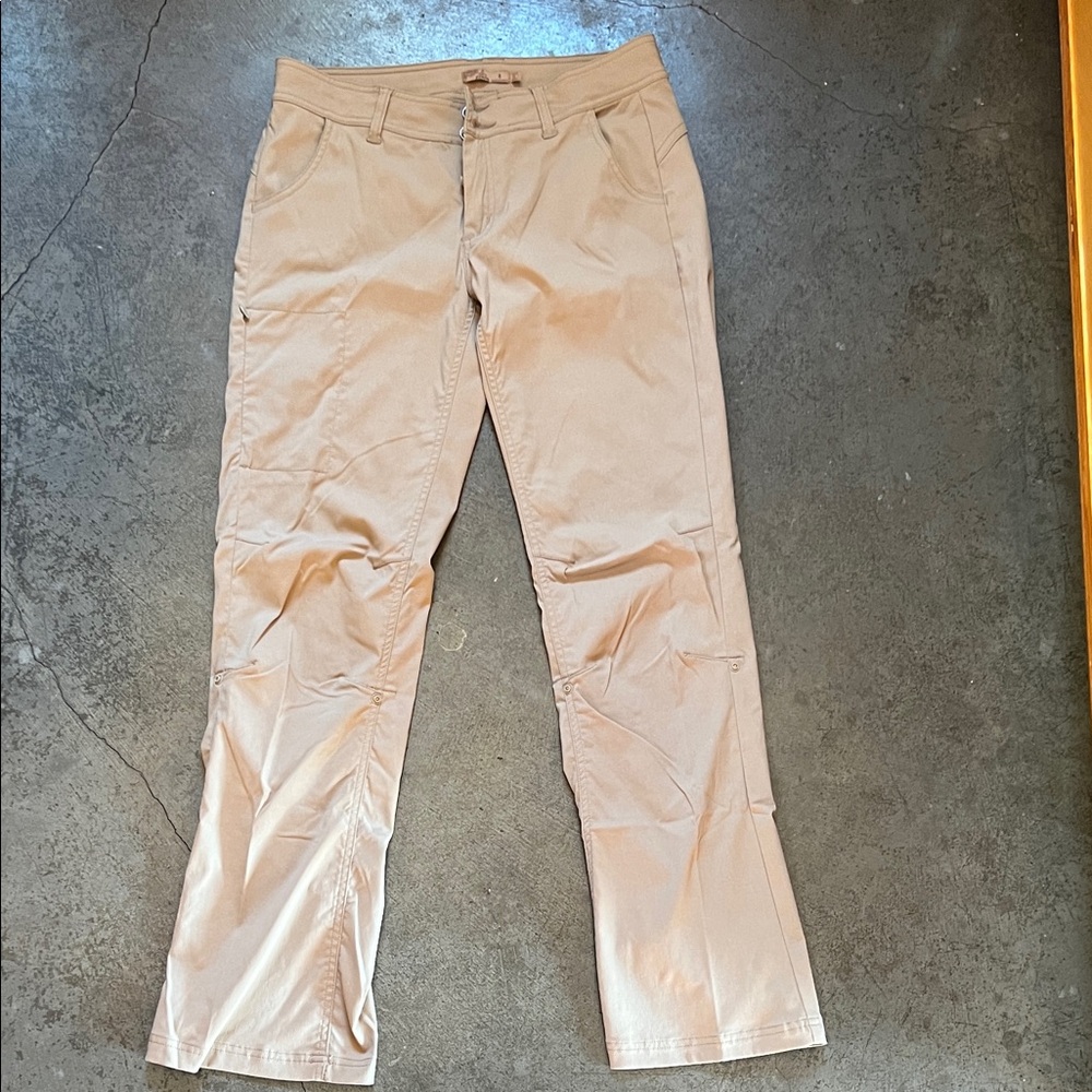 Prana Women’s Flare Jeans in Light Tan